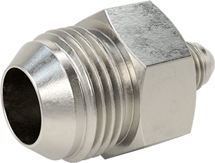 McMaster 50715K935 37 Degree Flared Fitting for Stainless Steel Tubing Straight Reducer for 3/4" Tube OD x 1/4" Tube OD