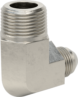 McMaster 50715K943 37 Degree Flared Fitting for Stainless Steel Tubing 90 Degree Adapter for 1/2" Tube OD x 3/4 NPT Male