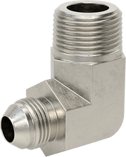 McMaster 50715K943 37 Degree Flared Fitting for Stainless Steel Tubing 90 Degree Adapter for 1/2" Tube OD x 3/4 NPT Male