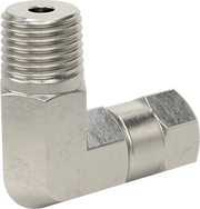 McMaster 50715K945 37 Degree Flared Fitting for Stainless Steel Tubing 90 Degree Swivel Adapter for 1/4" Tube OD x 1/4 NPT Male