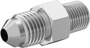 McMaster 50715K161 37 Degree Flared Fitting for Stainless Steel Tubing Straight Adapter for 1/4" Tube OD x 1/8 NPT Male