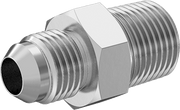 McMaster 50715K164 37 Degree Flared Fitting for Stainless Steel Tubing Straight Adapter for 3/8" Tube OD x 3/8 NPT Male
