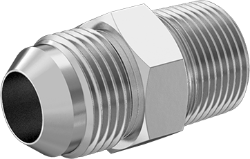 McMaster 50715K167 37 Degree Flared Fitting for Stainless Steel Tubing Straight Adapter for 3/4" Tube OD x 3/4 NPT Male