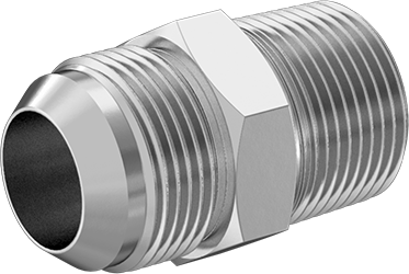 McMaster 50715K168 37 Degree Flared Fitting for Stainless Steel Tubing Straight Adapter for 1" Tube OD x 1 NPT Male