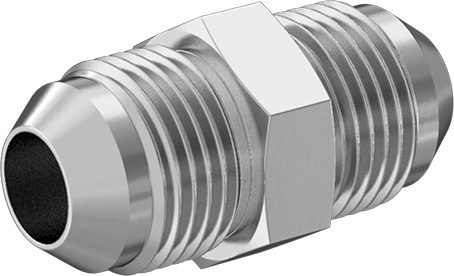 McMaster 50715K263 37 Degree Flared Fitting for Stainless Steel Tubing Straight Connector for 1/2" Tube OD