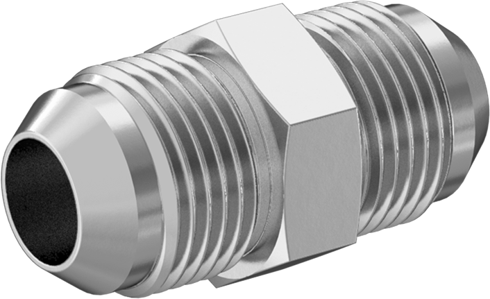 McMaster 50715K267 37 Degree Flared Fitting for Stainless Steel Tubing Straight Connector for 5/8" Tube OD