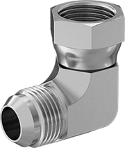 McMaster 50715K537 37 Degree Flared Fitting for Stainless Steel Tubing 90 Degree Swivel Adapter for 3/4" OD Tube x Female Tube