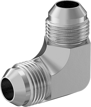 McMaster 50715K565 37 Degree Flared Fitting for Stainless Steel Tubing 90 Degree Elbow Connector for 1/2" Tube OD