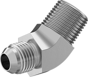 McMaster 50715K647 37 Degree Flared Fitting for Stainless Steel Tubing 45 Degree Adapter for 3/8" Tube OD x 3/8 NPT Male