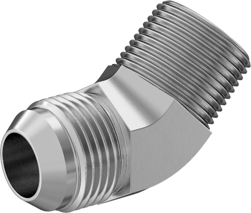 McMaster 50715K653 37 Degree Flared Fitting for Stainless Steel Tubing 45 Degree Adapter for 3/4" Tube OD x 3/4 NPT Male
