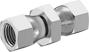 McMaster 50715K689 37 Degree Flared Fitting for Stainless Steel Tubing Straight Connector with Swivel, for 1/4" Tube OD