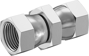 McMaster 50715K692 37 Degree Flared Fitting for Stainless Steel Tubing Straight Connector with Swivel, for 1/2" Tube OD