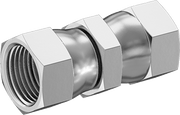 McMaster 50715K753 37 Degree Flared Fitting for Stainless Steel Tubing Straight Connector with Swivel, for 5/8" Tube OD