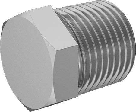 McMaster 50785K23 Hollow Plug with External Hex Drive, 3/8 NPT