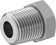 McMaster 50925K343 Compact Extreme-Pressure Steel Pipe Fitting Bushing Adapter, 3/8 NPTF Male x 1/8 NPTF Female