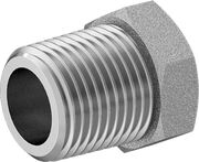 McMaster 50925K345 Compact Extreme-Pressure Steel Pipe Fitting Bushing Adapter, 3/8 NPTF Male x 1/4 NPTF Female