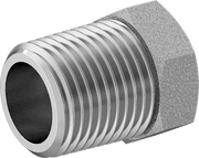 McMaster 50925K352 Compact Extreme-Pressure Steel Pipe Fitting Bushing Adapter, 1/2 NPTF Male x 3/8 NPTF Female