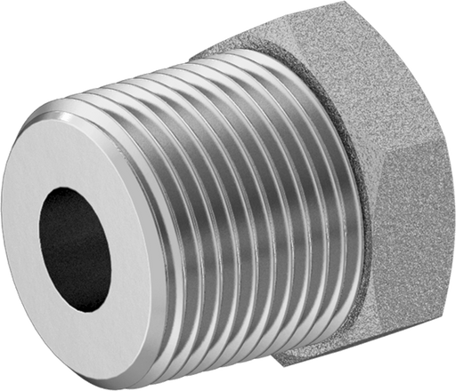 McMaster 50925K354 Compact Extreme-Pressure Steel Pipe Fitting Bushing Adapter, 3/4 NPTF Male x 1/4 NPTF Female