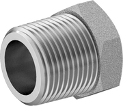 McMaster 50925K358 Compact Extreme-Pressure Steel Pipe Fitting Bushing Adapter, 3/4 NPTF Male x 1/2 NPTF Female