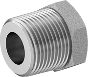 McMaster 50925K362 Compact Extreme-Pressure Steel Pipe Fitting Bushing Adapter, 1 NPTF Male x 1/2 NPTF Female