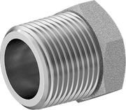 McMaster 50925K364 Compact Extreme-Pressure Steel Pipe Fitting Bushing Adapter, 1 NPTF Male x 3/4 NPTF Female