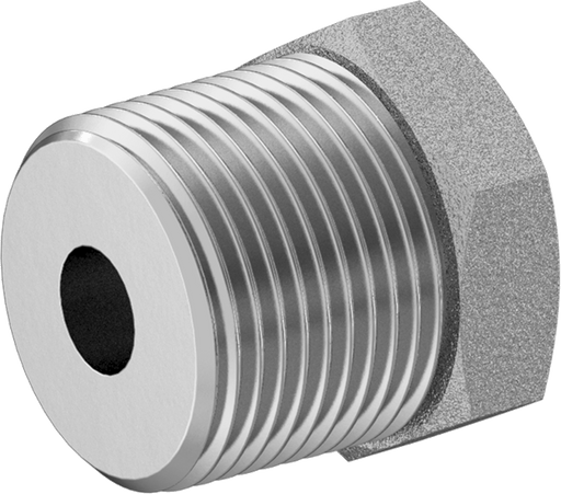 McMaster 50925K532 Compact Extreme-Pressure Steel Pipe Fitting Bushing Adapter, 1 NPTF Male x 1/4 NPTF Female