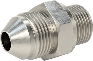 McMaster 5097K101 37 Degree Flared Fitting for Stainless Steel Tubing Straight Adapter for 1/2" Tube OD x 3/8 BSPP Male