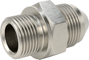 McMaster 5097K101 37 Degree Flared Fitting for Stainless Steel Tubing Straight Adapter for 1/2" Tube OD x 3/8 BSPP Male