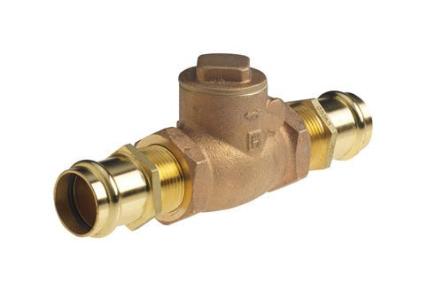Milwaukee 509-P2 - 212 Swing Check Valve Horizontal Swing, Bronze, 2 1/2 in Pipe/Tube Size, Press x Press