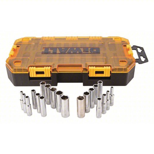 DeWalt DWMT73811 Tough Box,1/4" Drive Deep Socket Set