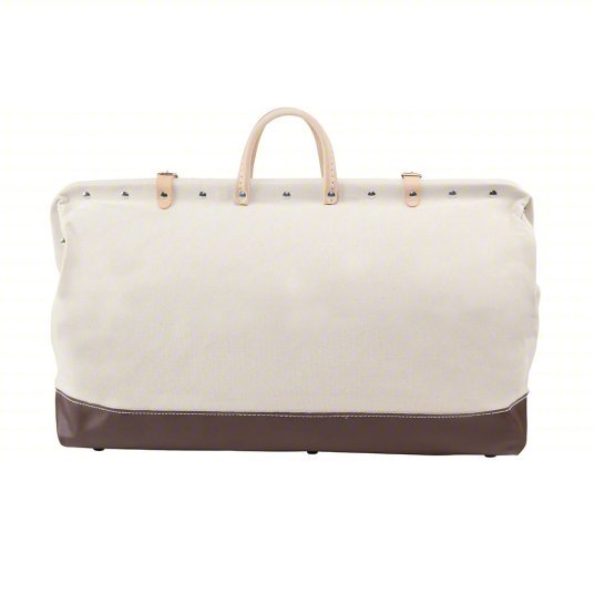 Klein 5102-24 Tool Bag Canvas, 1 Pockets, 24 in Overall Wd, 6 in Overall Dp, 15 in Overall Ht, Brown