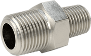 McMaster 51205K133 Extreme-Pressure 316 Stainless Steel Pipe Fitting Straight Reducer with Hex Body, 3/8 x 1/4 NPTF Male
