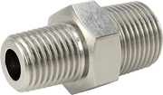 McMaster 51205K133 Extreme-Pressure 316 Stainless Steel Pipe Fitting Straight Reducer with Hex Body, 3/8 x 1/4 NPTF Male