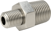 McMaster 51205K139 Extreme-Pressure 316 Stainless Steel Pipe Fitting Straight Reducer with Hex Body, 1/2 x 1/4 NPTF Male