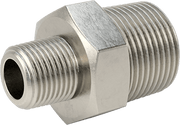 McMaster 51205K143 Extreme-Pressure 316 Stainless Steel Pipe Fitting Straight Reducer with Hex Body, 3/4 x 3/8 NPTF Male