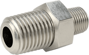 McMaster 51205K191 Extreme-Pressure 316 Stainless Steel Pipe Fitting Straight Reducer with Hex Body, 1/4 x 1/8 NPTF Male