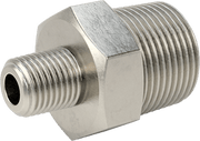 McMaster 51205K201 Extreme-Pressure 316 Stainless Steel Pipe Fitting Straight Reducer with Hex Body, 3/4 x 1/4 NPTF Male