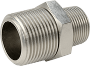 McMaster 51205K204 Extreme-Pressure 316 Stainless Steel Pipe Fitting Straight Reducer with Hex Body, 1 x 3/4 NPTF Male