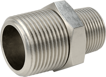 McMaster 51205K204 Extreme-Pressure 316 Stainless Steel Pipe Fitting Straight Reducer with Hex Body, 1 x 3/4 NPTF Male
