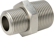 McMaster 51205K204 Extreme-Pressure 316 Stainless Steel Pipe Fitting Straight Reducer with Hex Body, 1 x 3/4 NPTF Male