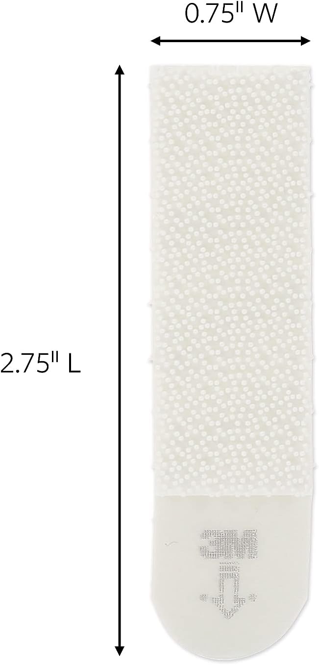 Command 17204ES Strip, Hanging, Med, PK 6