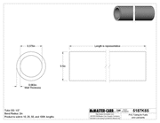 McMaster 5187K65 50 ft Soft PVC Tubing for Fuel and Lubricants 3/8" ID, 1/2" OD