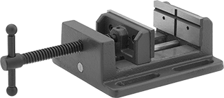 McMaster 52855A25 Drill-Press Vise Fixed Base, 8" Wide x 2" High Jaws