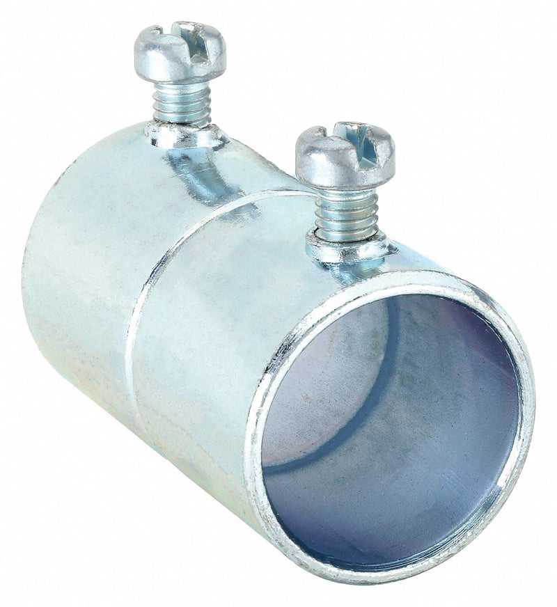 Raco 2023 Set Screw Conduit Coupling, Steel, 3/4 in