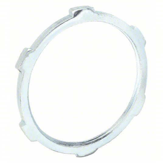 Raco 1006 LockNut for Threaded RMC/IMC 1 1/2 in Trade Size, Steel, Zinc Plated