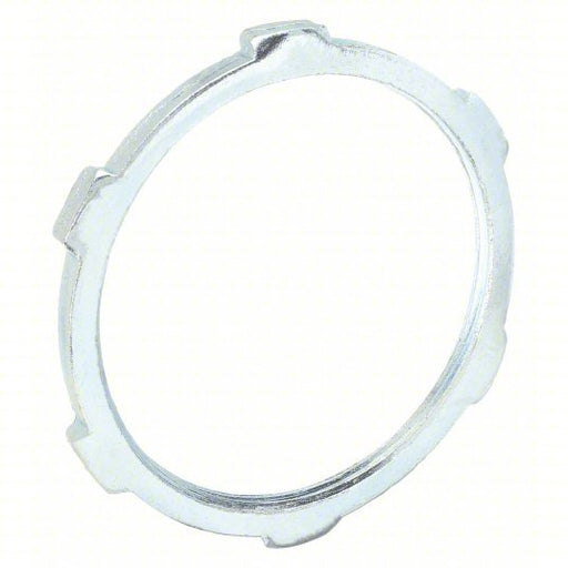 Raco 1006 LockNut for Threaded RMC/IMC 1 1/2 in Trade Size, Steel, Zinc Plated