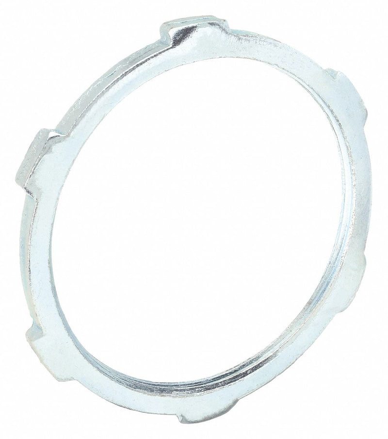 Raco 1008 Locknut for Threaded RMC/IMC, Steel, 2 in