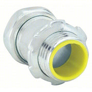Raco 2913 Compression Conduit Connector Steel, 3/4 in Trade Size, 1 9/32 in Overall Lg, Insulated, Gray