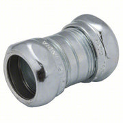 Raco 2923 Compression Conduit Coupling Steel, 3/4 in Trade Size, 2 3/16 in Overall Lg, Gray
