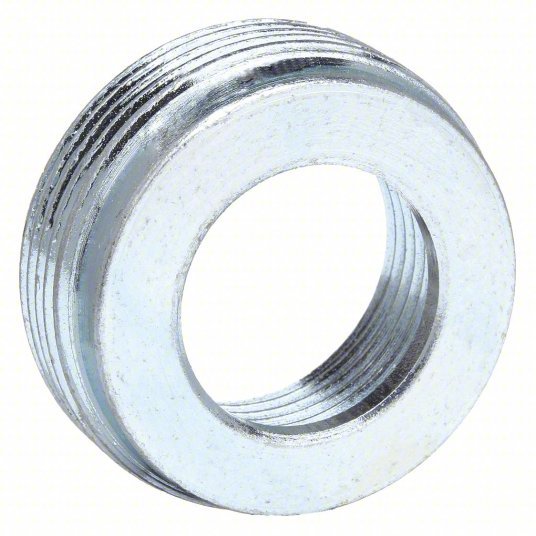 Raco 1142 Reducing Bushing Steel, Zinc Plated, 1/2 in_3/4 in Trade Size, 3/4 in to 1/2 in Reduction Size